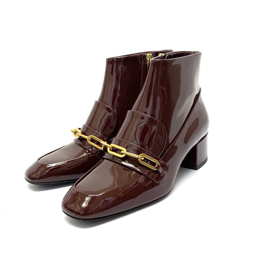 未使用品◇BURBERRY LONDON バーバリーロンドン ショートブーツ 37