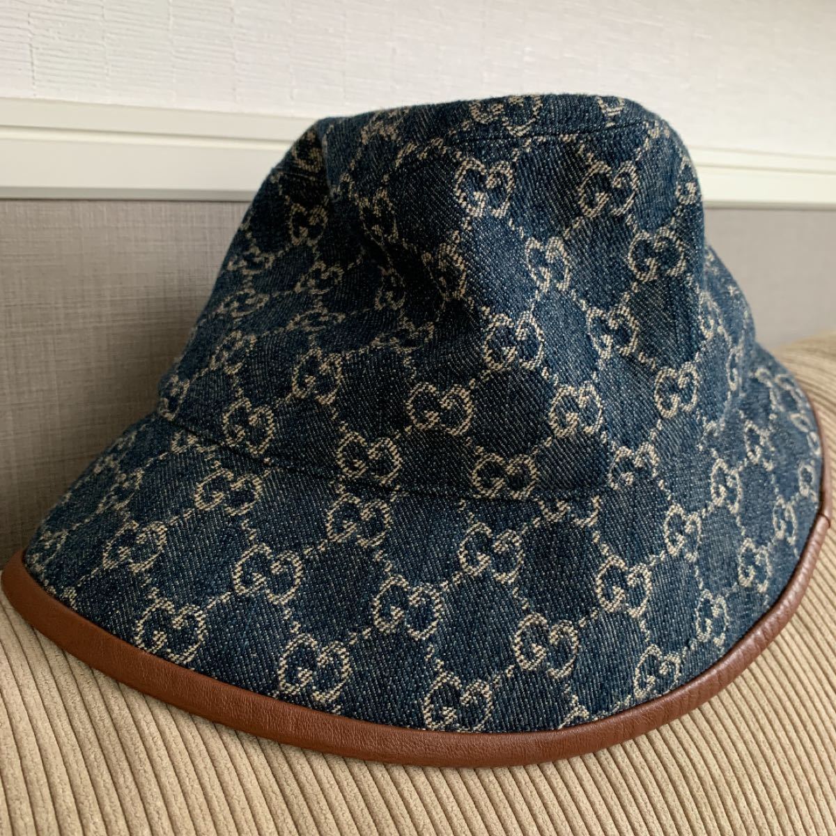 GUCCI デニム ハット レディースファッション 財布、帽子 
