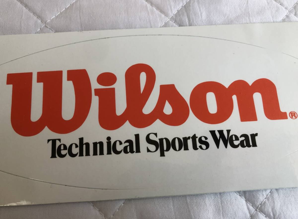 * стикер * теннис бренд * Wilson * ультра atsu! редкость! [Wilson( Wilson )]Technical Sports Wear наклейка-логотип [ не продается ]