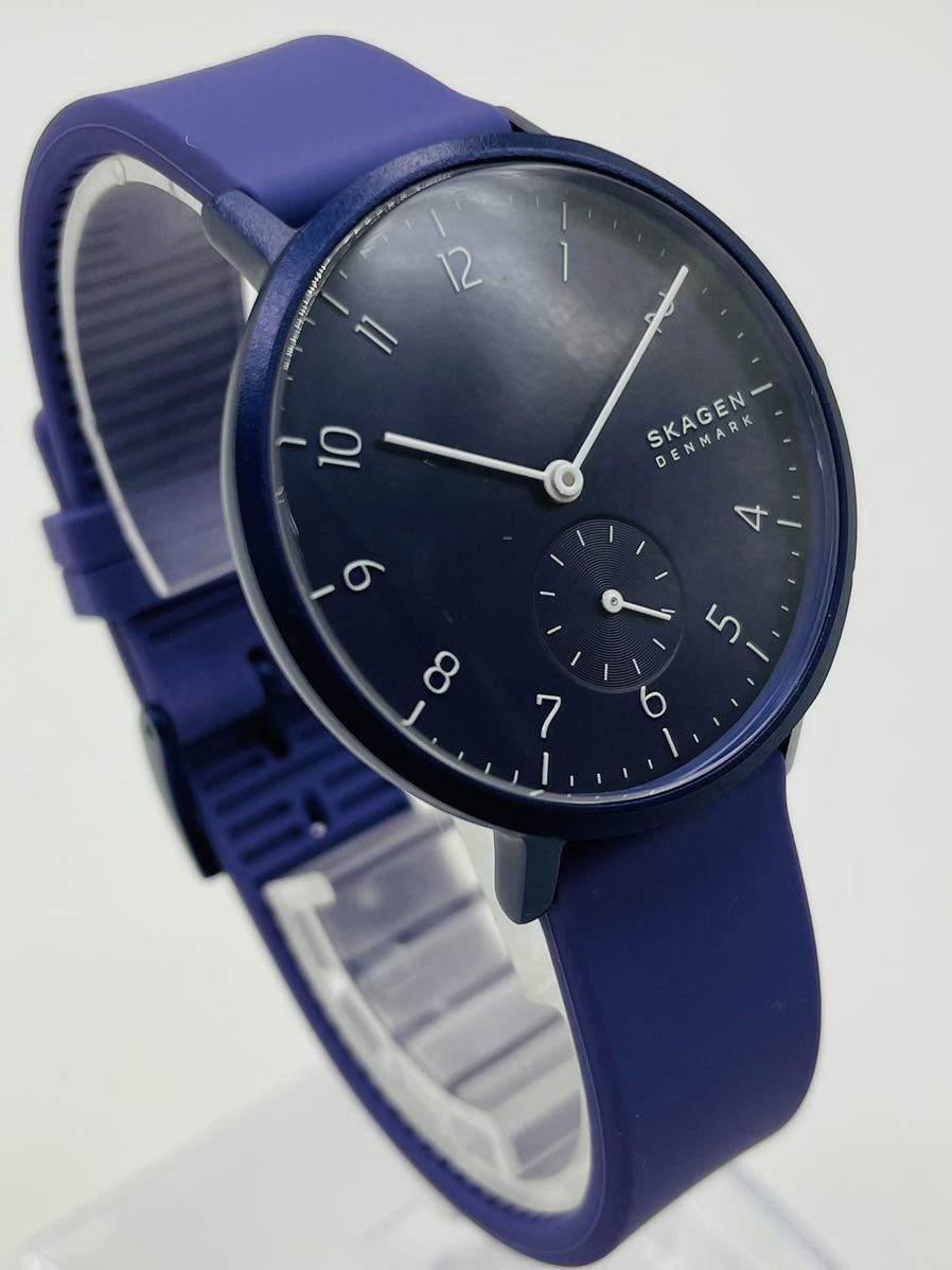 SKAGEN スカーゲン レディース腕時計 腕時計 時計 クオーツ クォーツ シリコン 紫 ステンレス SK_画像3