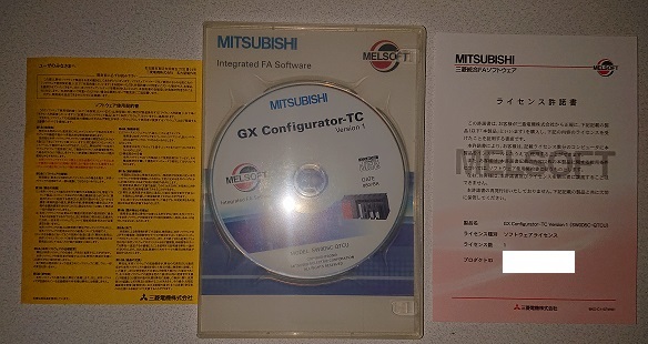 (新品)(未使用) Melsec GX Configurator-TC 標準価格￥30,000