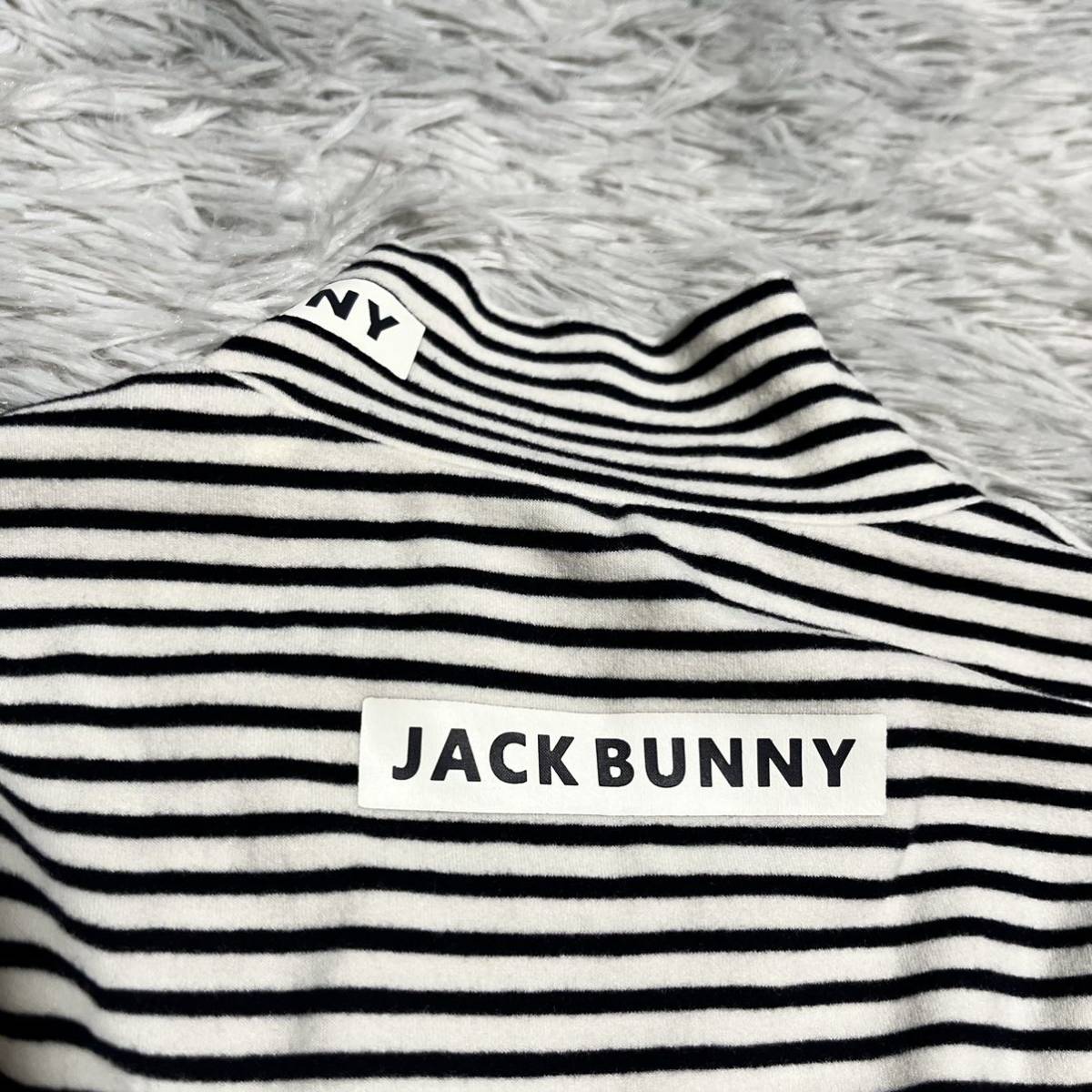 JACK BUNNY ジャックバニー タートルネック ボーダー ニット セーター