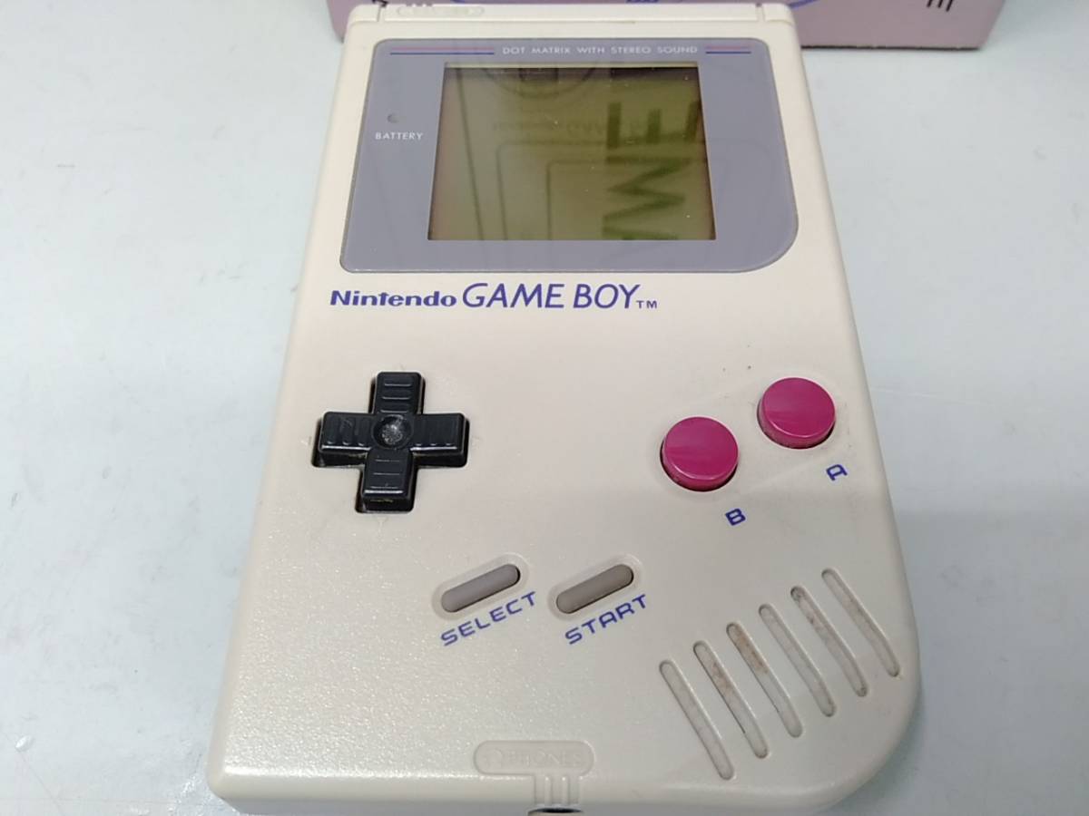 初代 ゲームボーイ 本体 2台 通信ケーブル セット GAMEBOY 本体 Nintendo 任天堂 DMG-01 箱付き