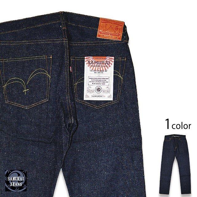 サムライヴィンテージモデル◆サムライジーンズ インディゴ33インチ 33inch SAMURAI JEANS S510HX クラシック 日本製 ヘビーオンス_画像1