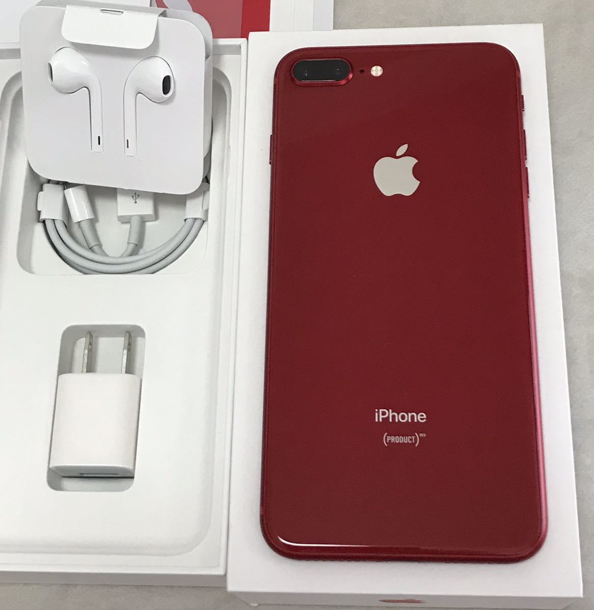 100% SIMフリーiPhone8 Plus iPhone8plus 256GB red アイフォン8プラス