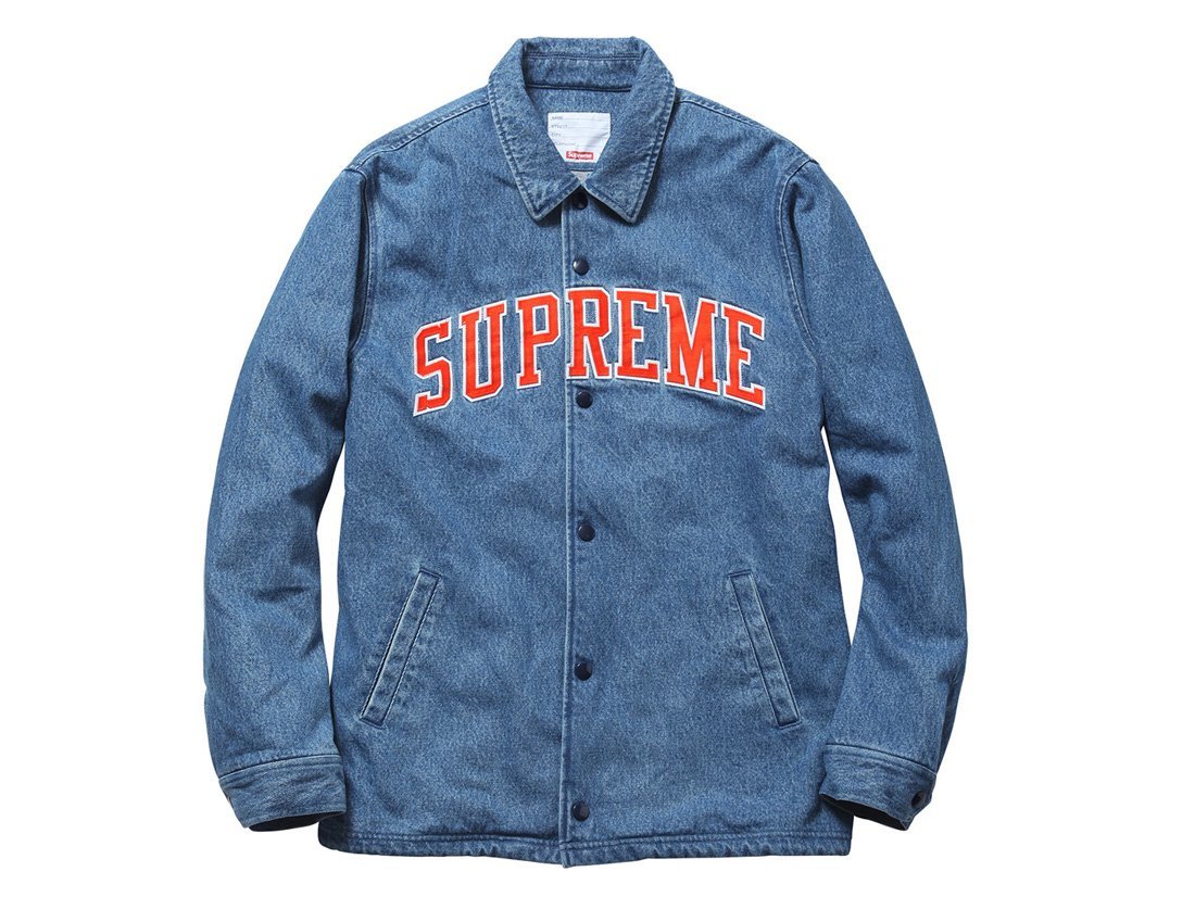 supreme デニムコーチジャケット 13aw-