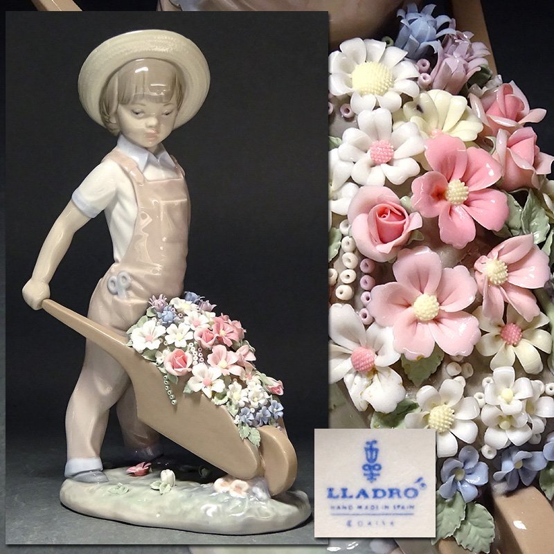 ヤフオク! - 慶應 スペイン【LLADRO リヤドロ】彩色磁器人形