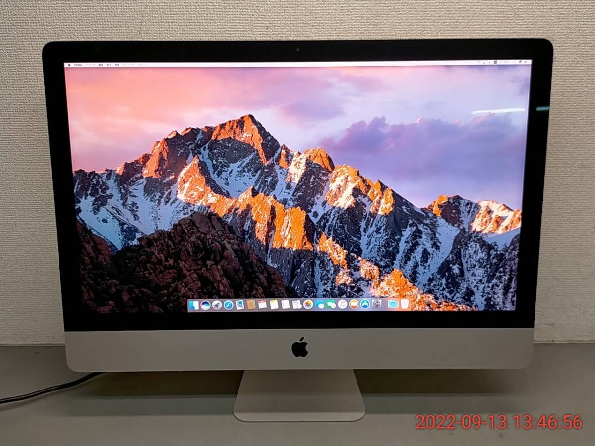中古〕Apple(アップル) iMac 27-inch Late 2015 MK482J／A Core_i5 3.3GHz 32GB  SSD128GB／HDD2TB 〔10.15 Catalina〕 通販