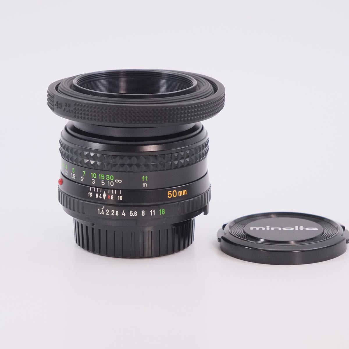 高質で安価 ミノルタ Minolta MD マニュアル単焦点レンズ 1:1.4 50mm