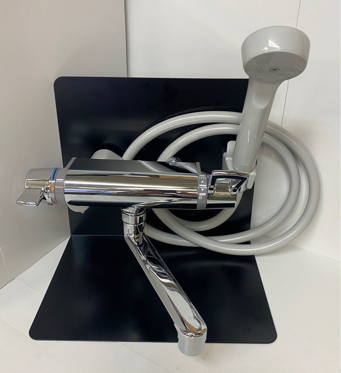 新品 KVK KM3008L サーモ水栓 台付 サーモスタット 可変ピッチ - 通販