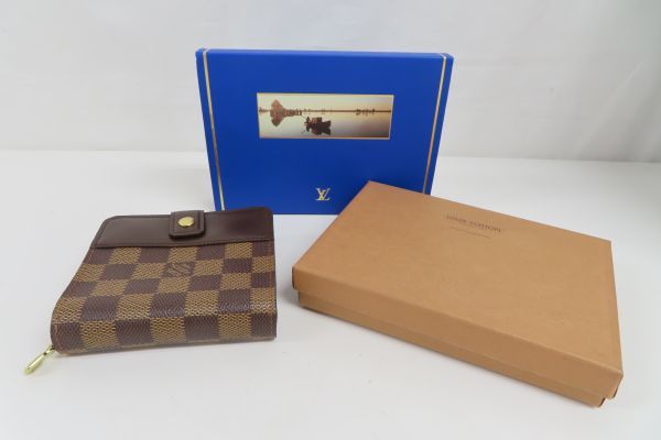 6013/ms/08.24 LOUIS VUITTON ルイヴィトン ダミエ コンパクトジップ