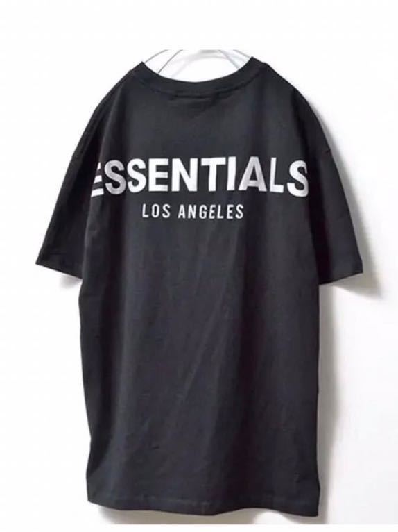 FOG LA限定 ESSENTIALS エッセンシャルズTシャツ リフレクティブfear of god Mサイズ 黒 ブラック かっこいい 流行りの画像8