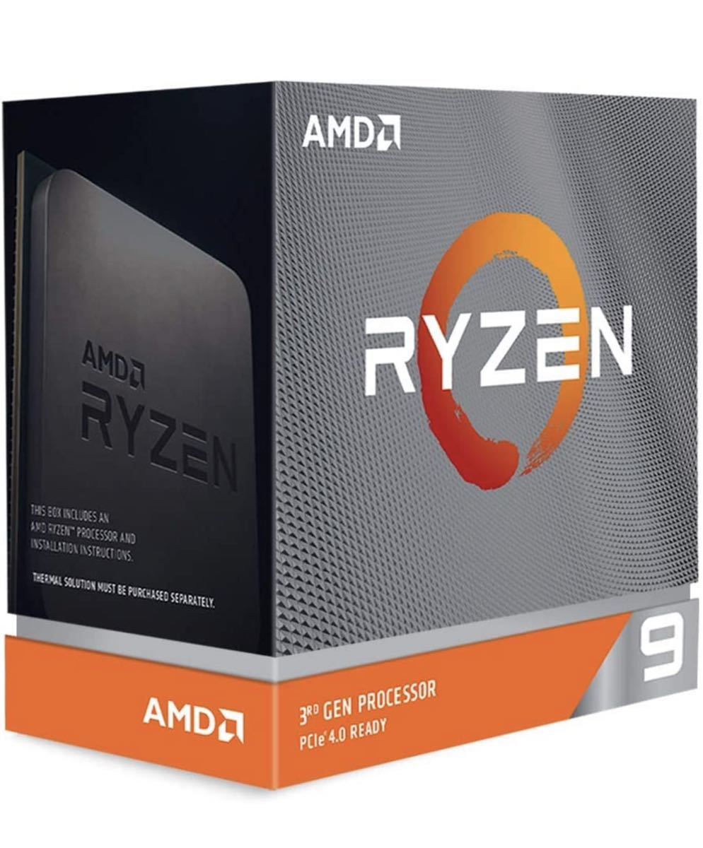 AMD Ryzen 9 3950X, without cooler 3.5GHz 16コア / 32スレッド 70MB ...