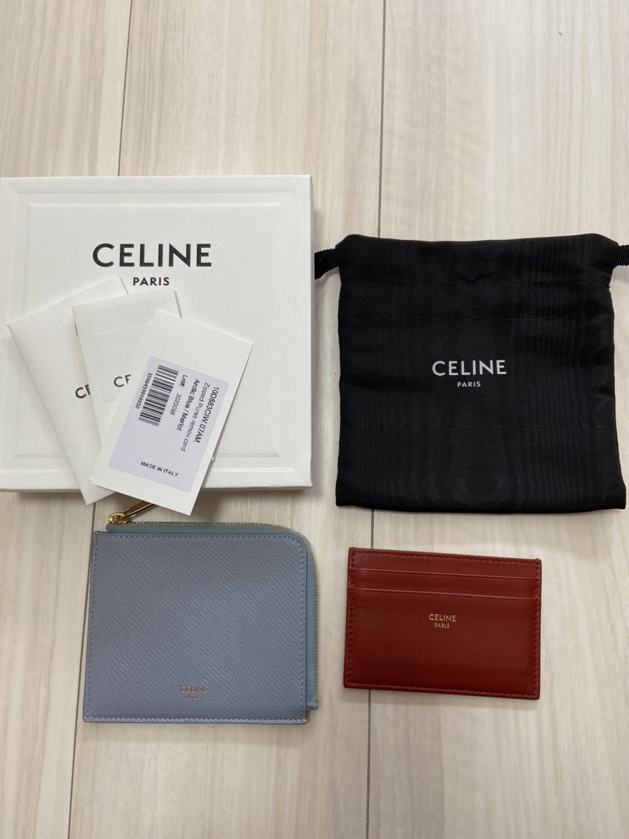 CELINE セリーヌ コインケース カードケース 巾着 超美品 ミニ財布 www ...