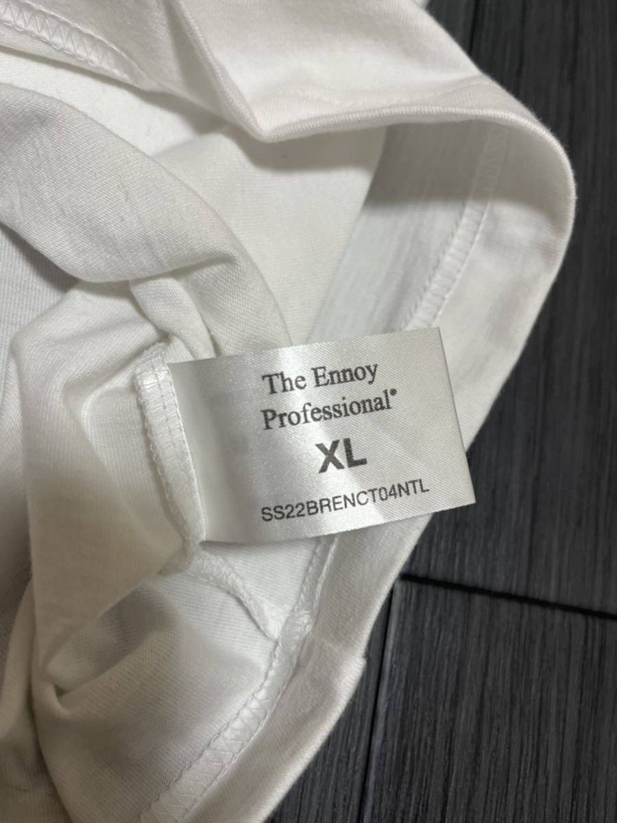 ennoy Professional エンノイ T-Shirt 白 XL(文字、ロゴ)｜売買された 