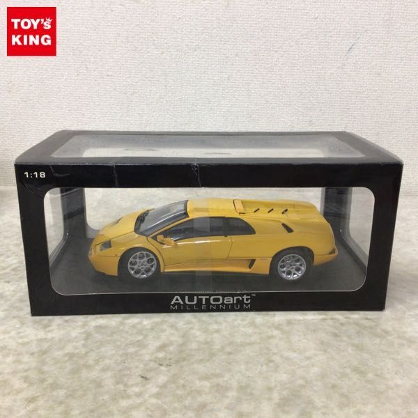 1円〜 オートアート 1/18 ランボルギーニ ディアブロ 6.0 イエロー