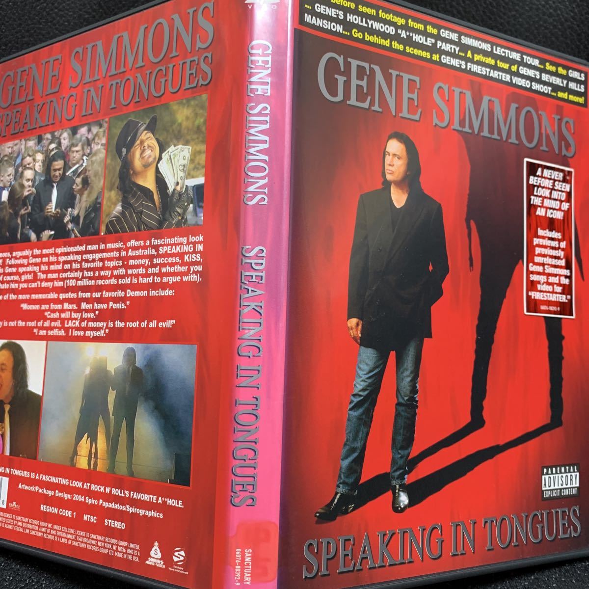 DVD GENE SIMMONS/ジーン・シモンズ◆SPEAKING IN TONGUES/スピーキング・イン・タングス　KISS キッス_画像3