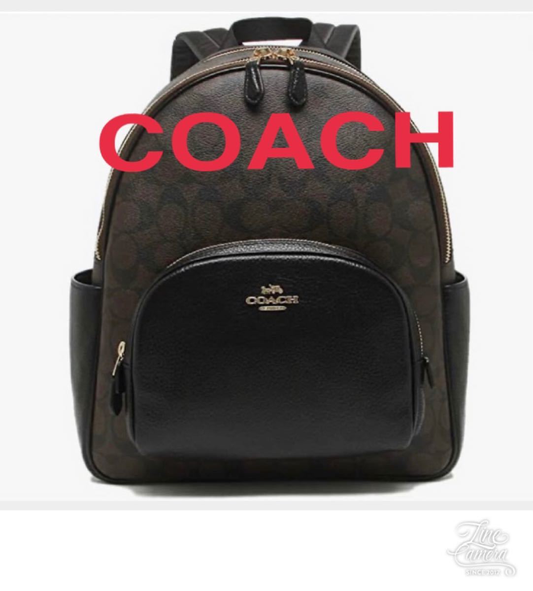 ★新品未使用★コーチ COACH リュック バックパック シグネチャー C5671 ブラウン　ブラック