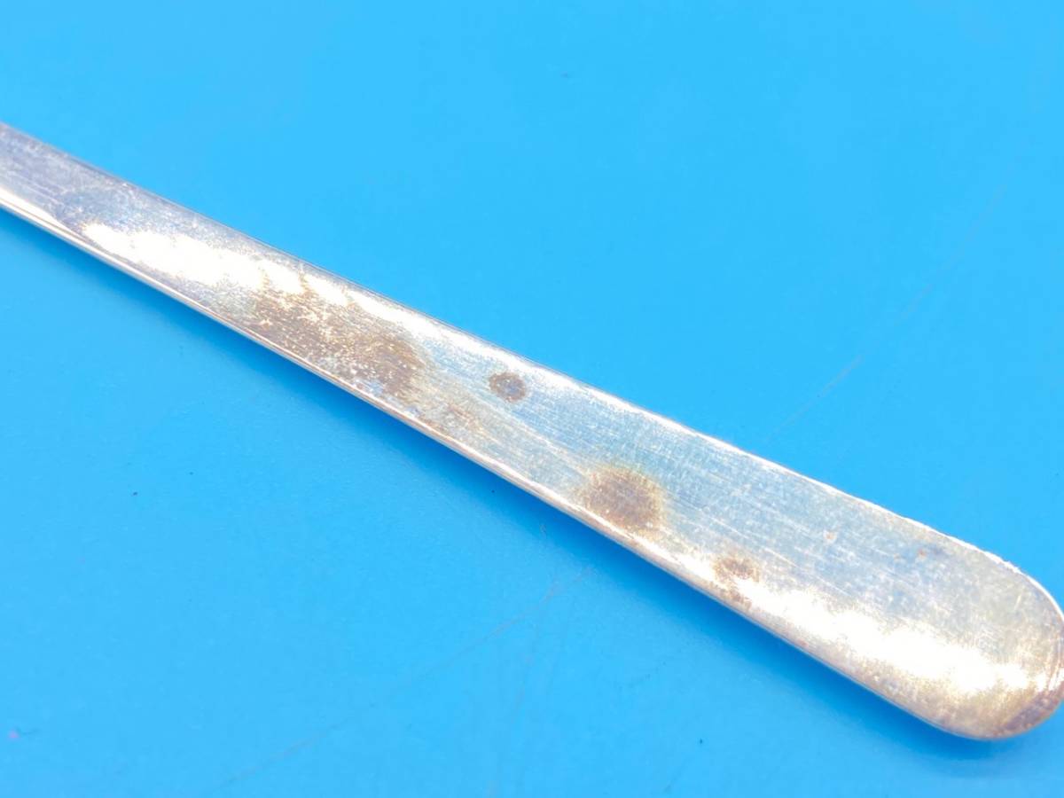H338〔中古品〕 純銀 銀製品 寿久井(すくい) 持ち手に焼けあり 大阪
