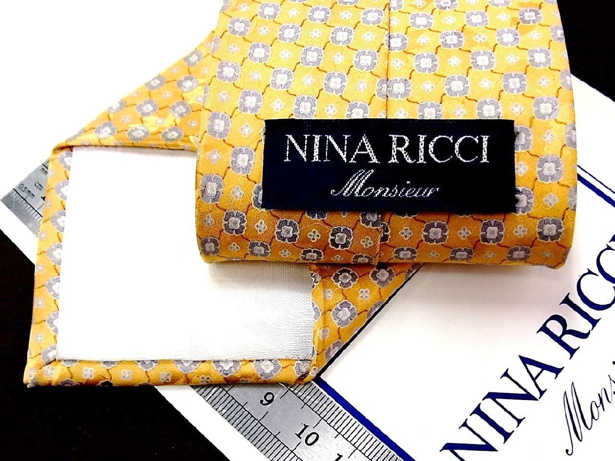 !27800C! superior article [ flower small floral print ] Nina Ricci [NINA RICCI] necktie 