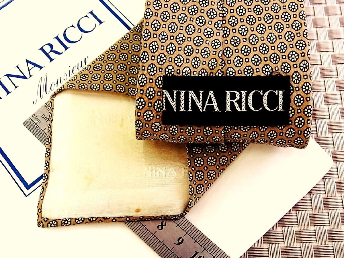 ♪28345D♪状態並品【デザイン 模様 柄】ニナリッチ【NINA RICCI】ネクタイ_画像2