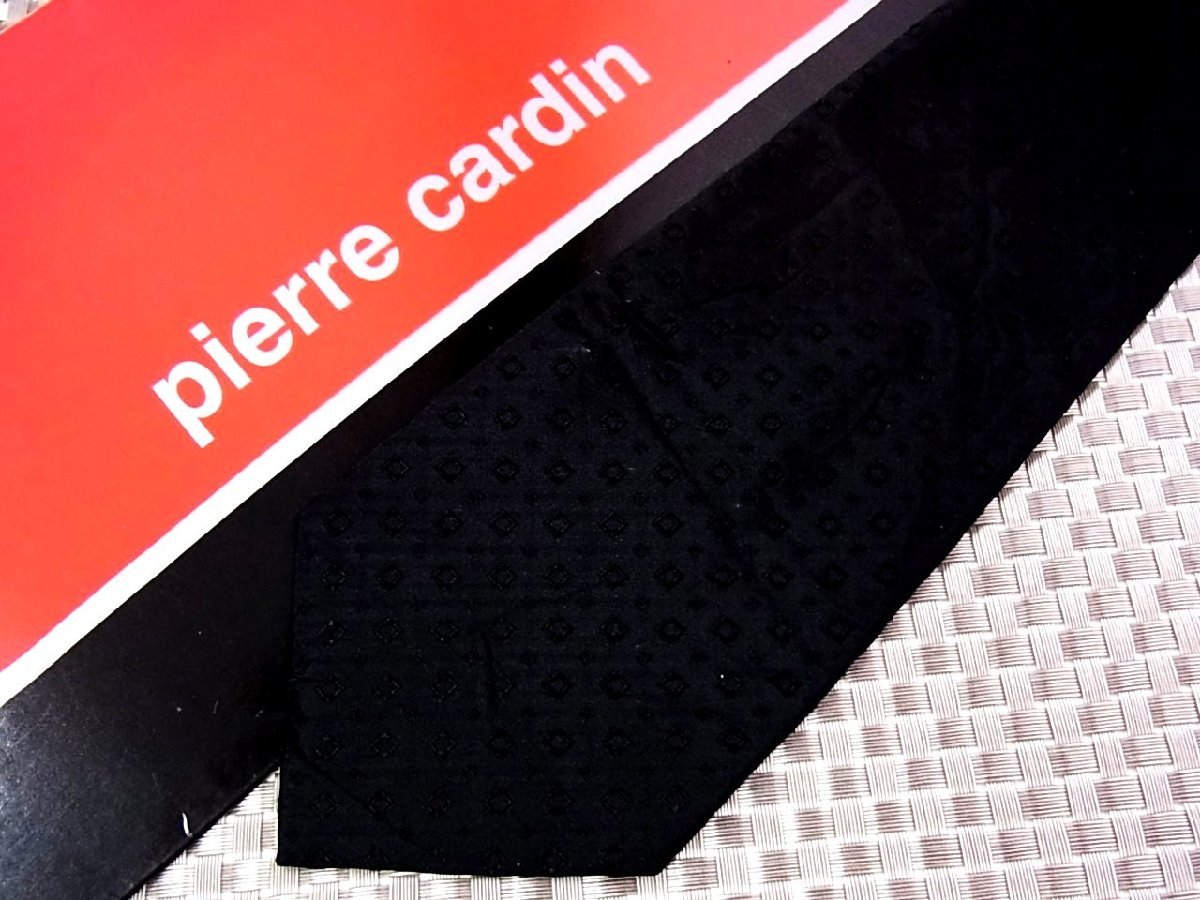 ♪28362C♪良品【フォーマル 黒】ピエールカルダン【pierre cardin】ネクタイ_画像1