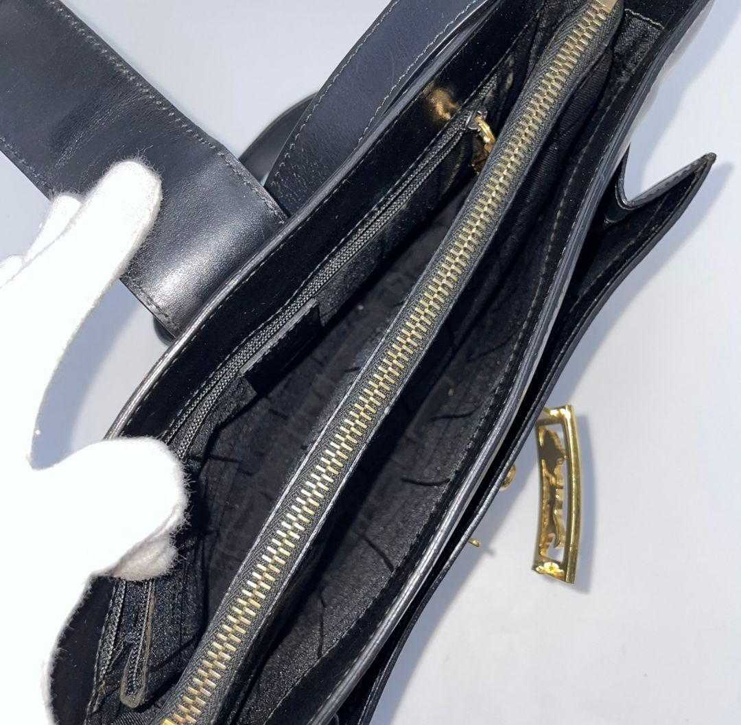 1円 美品 CELINE セリーヌ ショルダーバッグ 馬車金具 レザー 本革