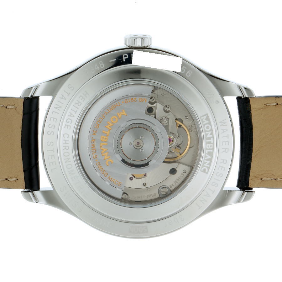 MONTBLANC Montblanc worn te-ji Chrono meto Lee automatic 112540 SS men's clock 2210137