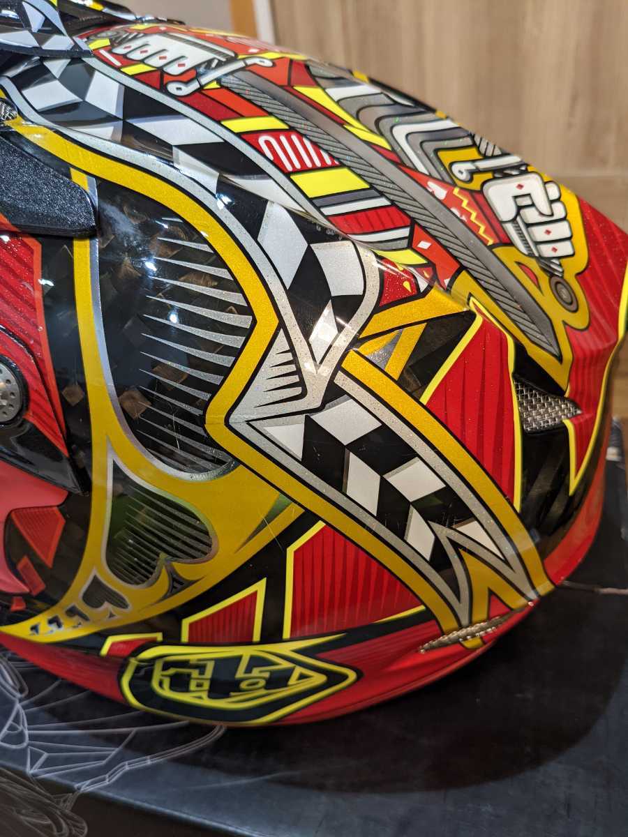 TroyLeeDesigns トロイリーデザイン　　D3 カーボン　Sサイズ　フルフェイスヘルメット　ダウンヒル　mtb _画像6