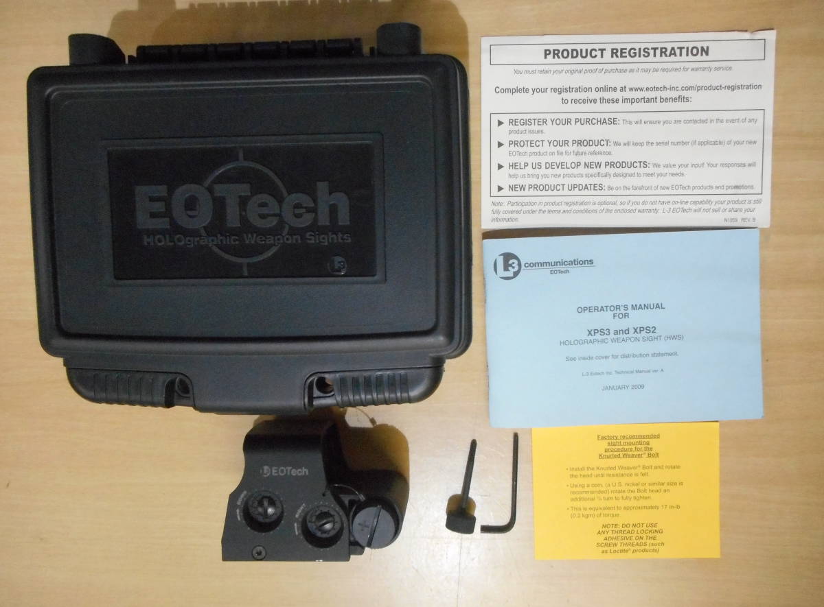 EOTech イオテック EXPS3-0 ブラック NV 実物 ホロサイト 器材