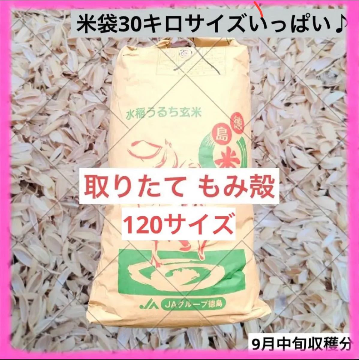 令和4年度産】籾殻 もみ殻 米袋30キロサイズいっぱい 愛媛県産 令和4年度産】籾殻 もみ殻 米袋30キロサイズいっぱい 愛媛県産