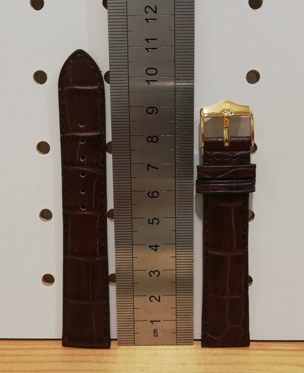 【未使用】LIP リップ 腕時計本革ベルト18mm ブラウン ピンバックル France メーカー純正 新品_画像5