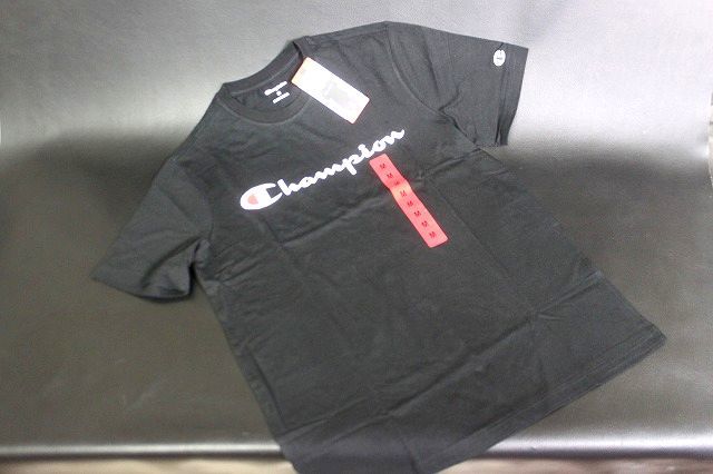 Champion/チャンピオン メンズ ロゴ Tシャツ ブラック サイズM★送料310円★_画像1