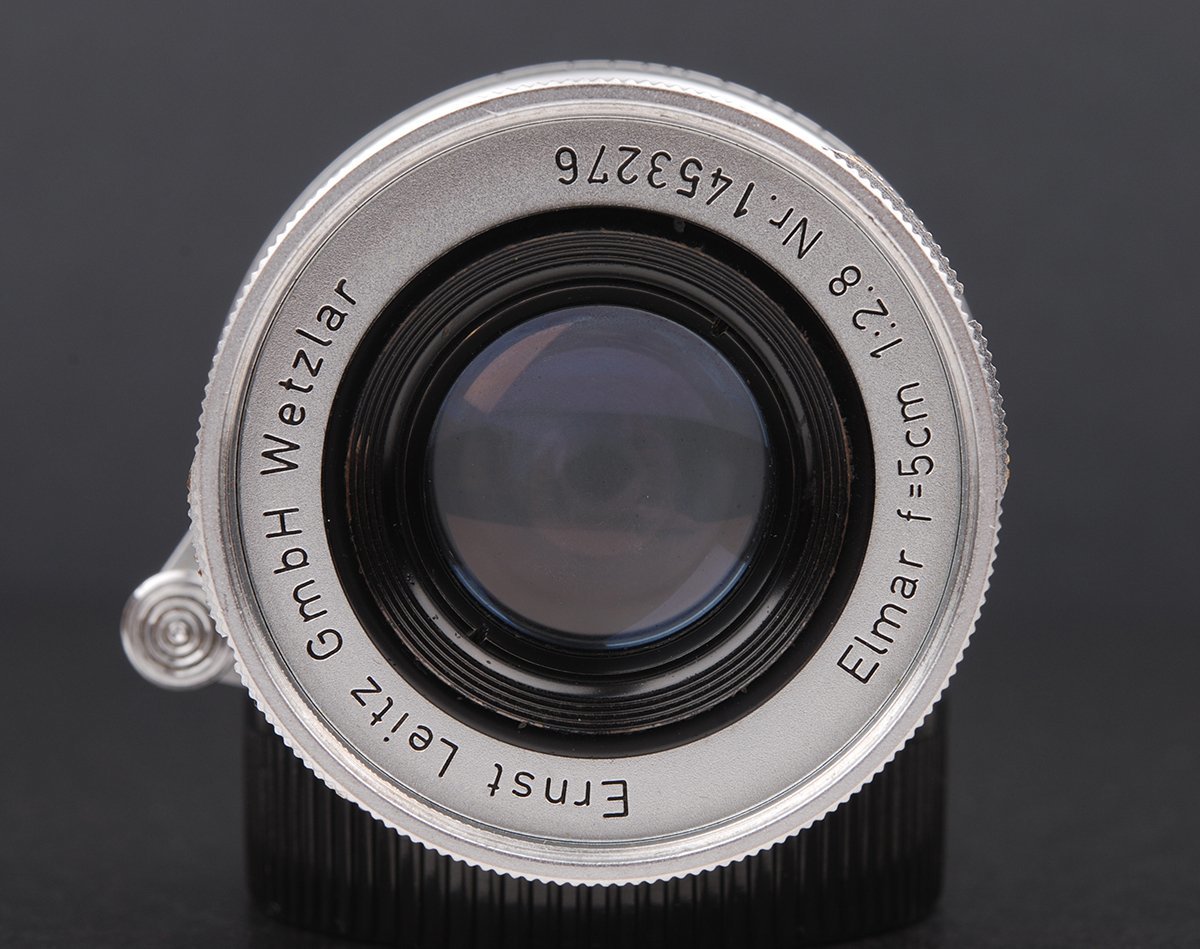 美品】Leica/ライカ Elmar L 50mm f2.8 ドイツ産 シルバー L39マウント