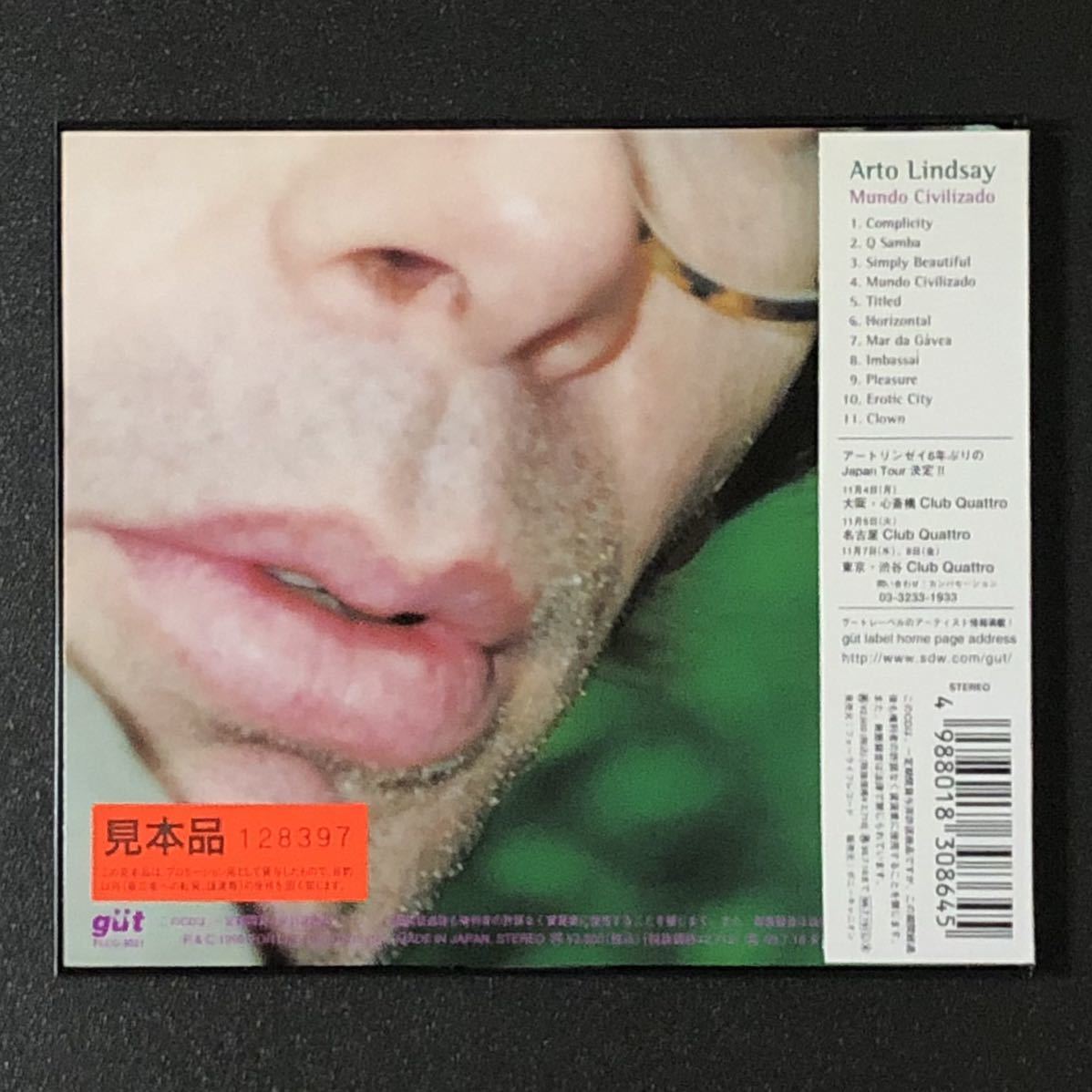 廃盤 帯付美品★CD「アート・リンゼイ/ムンド・シヴィリザード」★1996年アルバム Mundo Civilizado /ARTO LINDSAY アンビシャス・ラバーズ_画像3