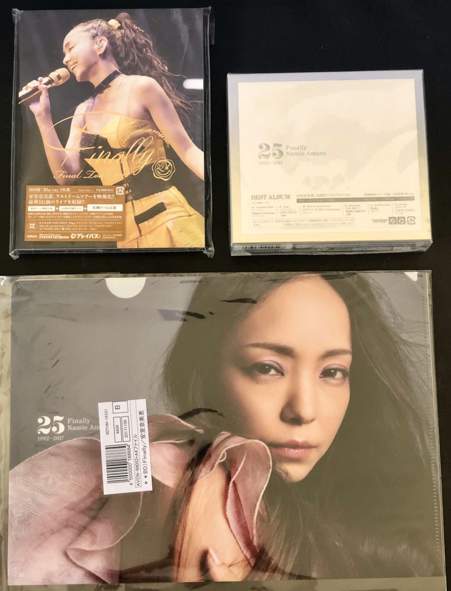 初回盤3点セット【★3BD「Final Tour 2018 ～Finally」★3CD+BD「Finally」★限定特典クリアファイル】安室奈美恵 Namie Amuro Blu-ray CD_画像1