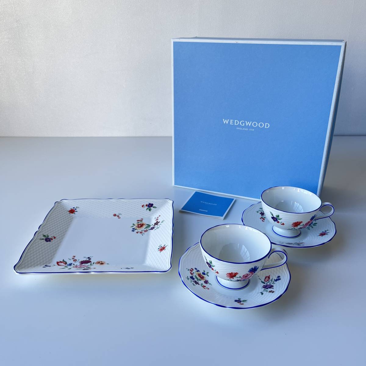 国際ブランド】 希少品 ウエッジウッド エヴァリー プレート カップ