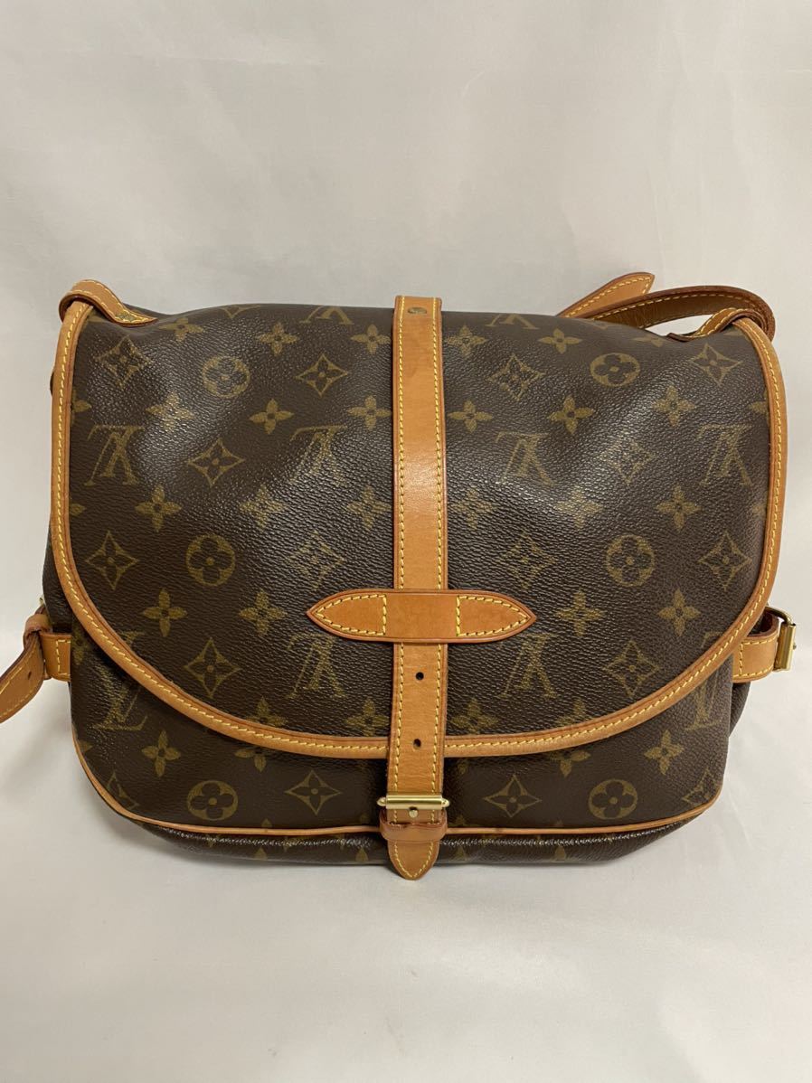 時間指定不可】 LOUIS VUITTON モノグラム ソミュール30ショルダー