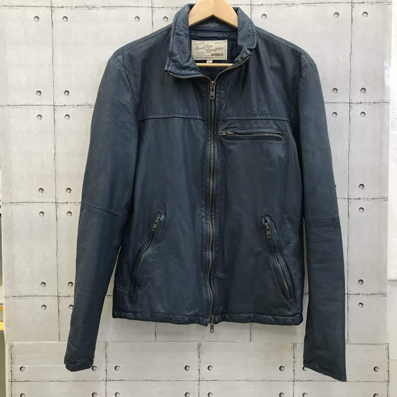 AVIREX 6121024 XL ライダース メンズ 青