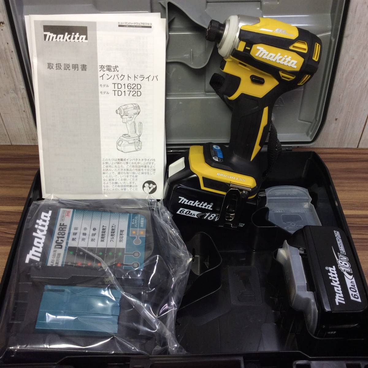 AH-7955】新品未使用品 makita マキタ 充電式インパクトドライバ 18V6