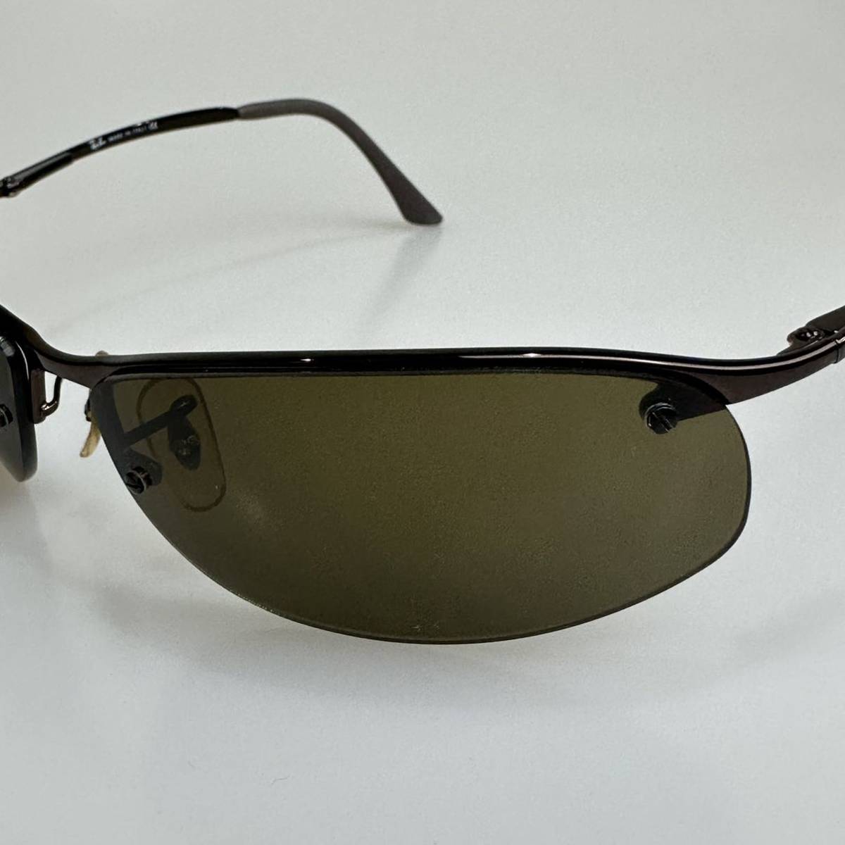  прекрасный товар!! Италия производства снят с производства товар RayBan Ray-Ban RB3179 TOPBAR 014/73 bronze Brown линзы солнцезащитные очки 