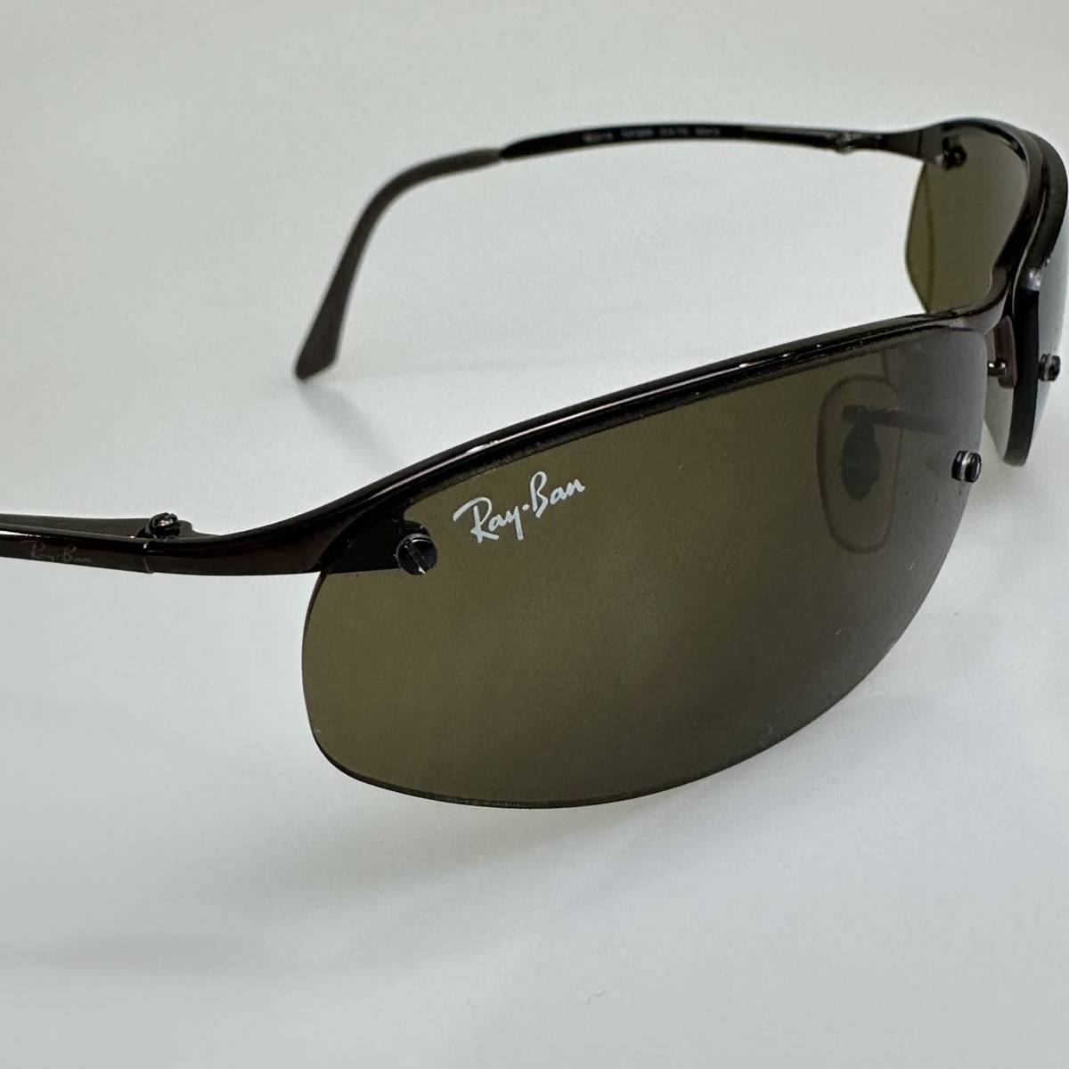  прекрасный товар!! Италия производства снят с производства товар RayBan Ray-Ban RB3179 TOPBAR 014/73 bronze Brown линзы солнцезащитные очки 