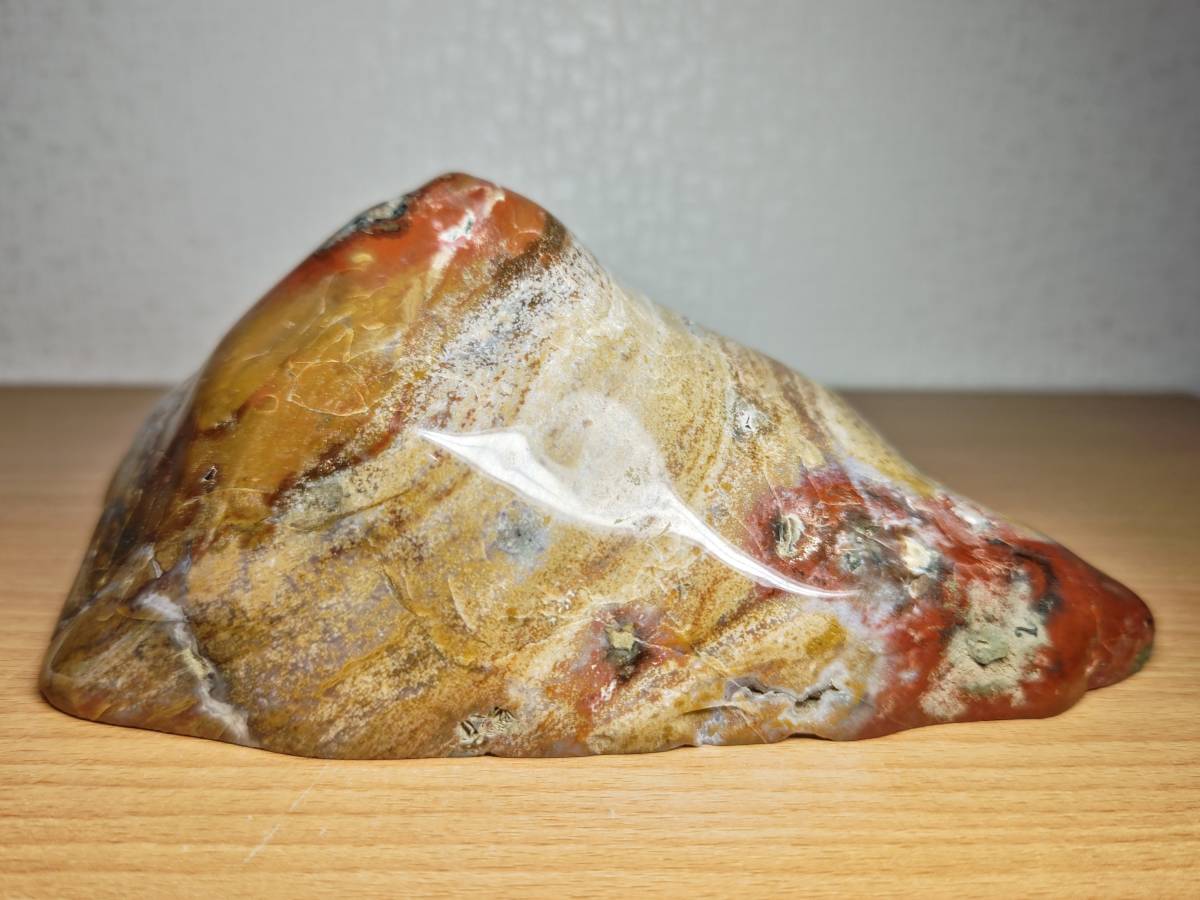 錦石 1.7kg ジャスパー 碧玉 鑑賞石 原石 自然石 誕生石 鉱物 水石-