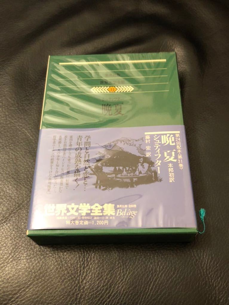 シュティフター/晩夏 世界文学全集 集英社版 item details シュティフター/晩夏 世界文学全集 集英社版 item details