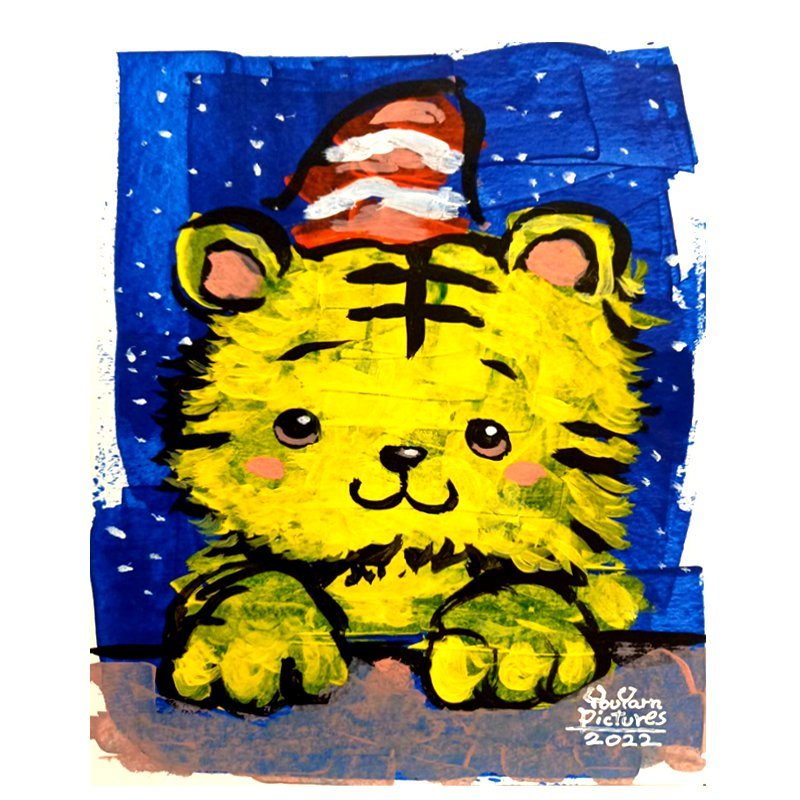 ☆松崎祐哉☆「 トラ 」アクリル画 肉筆 新品! - www.ieltscareerzone.in