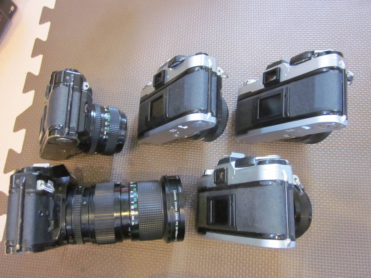 ジャンク品、キャノン canon フィルムカメラA1 、AE-1、 AE-1 Program