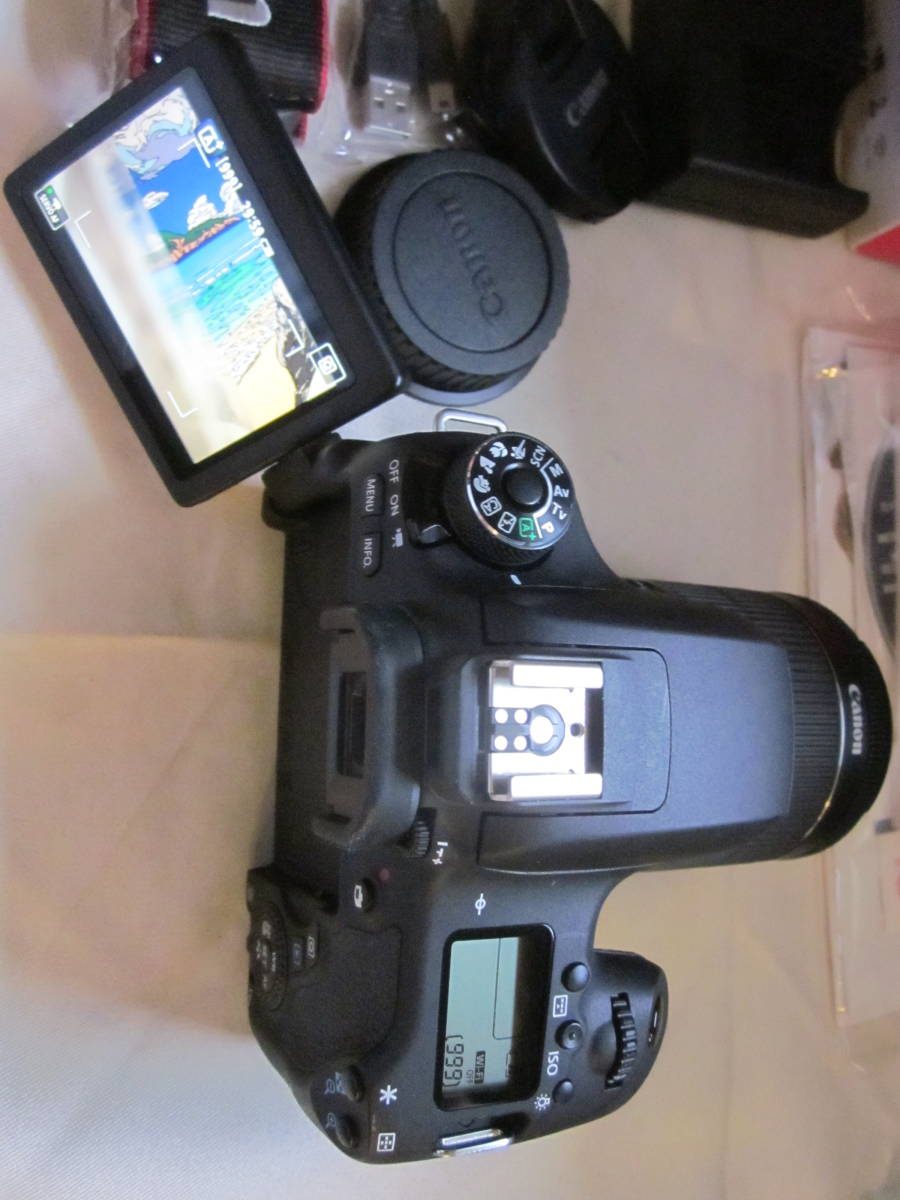 美品、Canon キヤノン EOS 8000D EF-S 18-55mm IS STM、付属品、元箱付