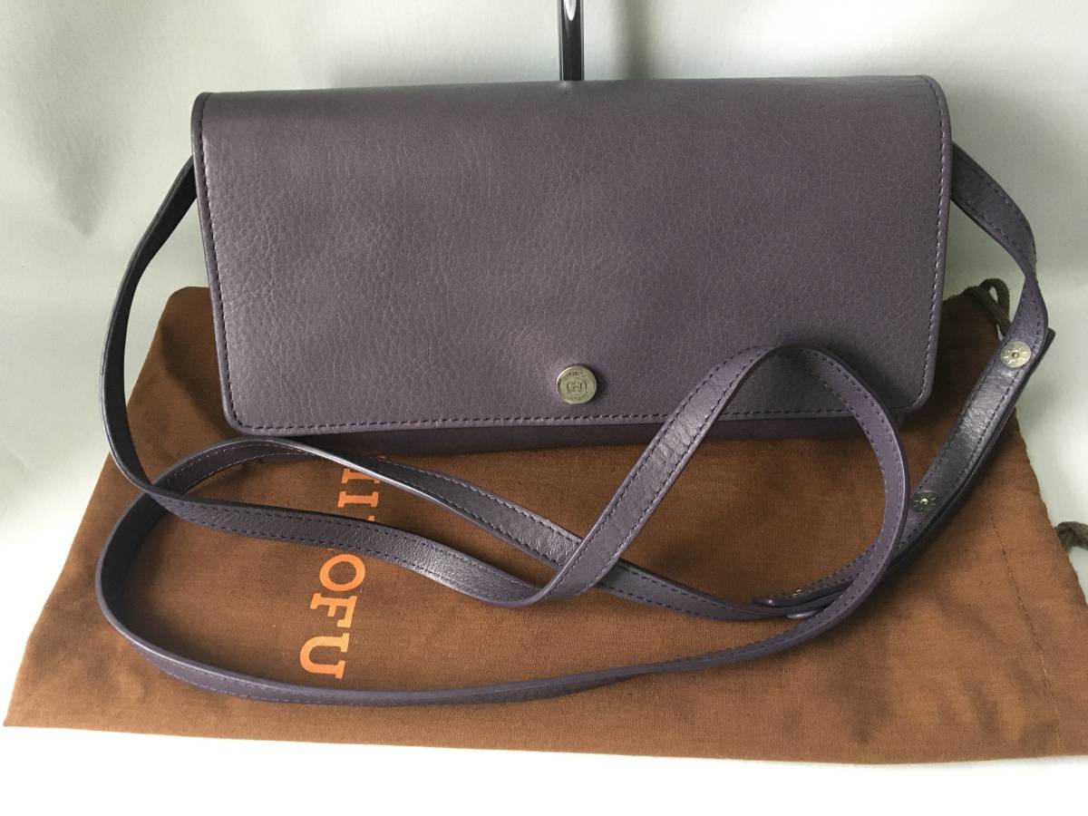 美品 HIROFU(ヒロフ) ウォレット レザー ショルダー バッグ fgaeet.org