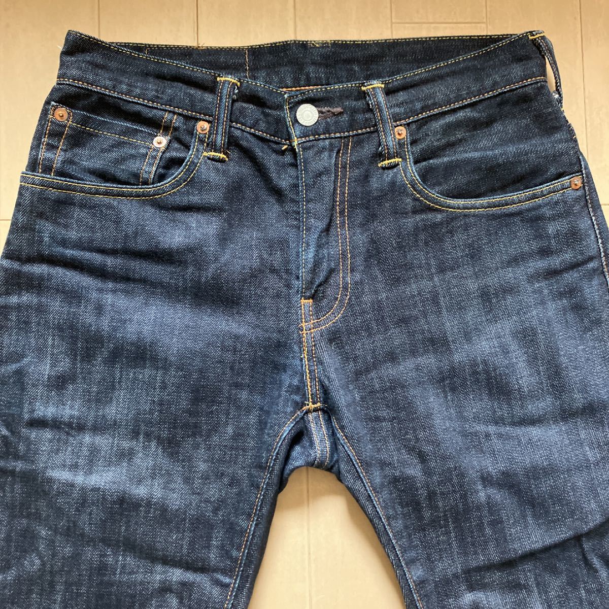 日本製 希少 リーバイス551 赤耳 セルビッチ 濃紺 W29 LEVI'S551 日本製 希少 リーバイス551 赤耳 セルビッチ 濃紺 W29 LEVI'S551