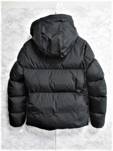 ☆MONCLER モンクレール ロゴ MONTCLA ダウンジャケット ダウン/1/黒☆美品☆国内正規品_画像3